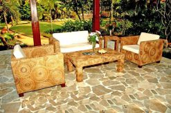 Lola Rounded rattan living set