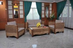 Afgan rattan living set