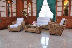 Alexi rattan living set