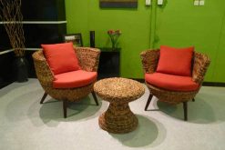 Palestine rattan living set