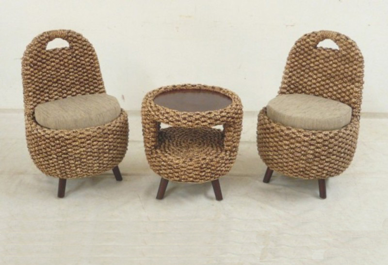 Eclipse rattan living set