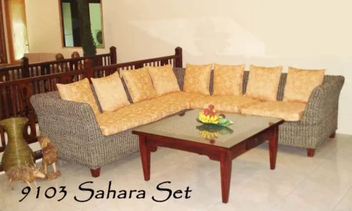 Sahara rattan living set