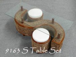 Table rattan living set