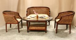 Shena rattan living set