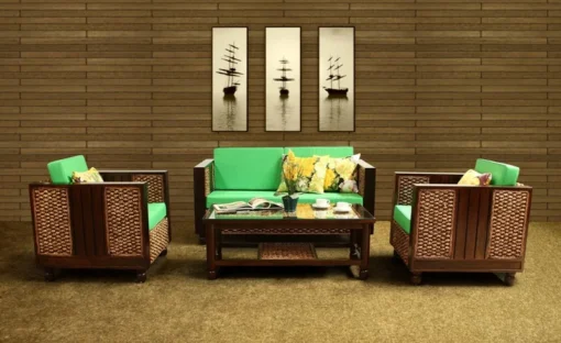 Nashwa rattan living set