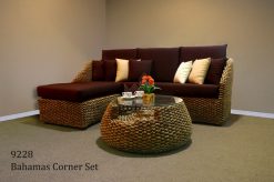 Bahamas Corner rattan living set