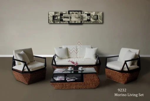 Morino rattan living set