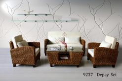 Depay rattan living set