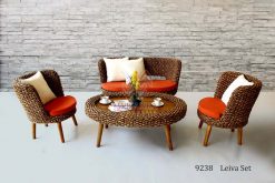 Leiva rattan living set