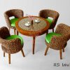 12308125 Leiva Dining Set 100x100
