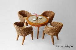 Arya rattan dining set
