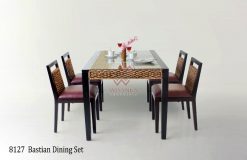 Bastian rattan dining set