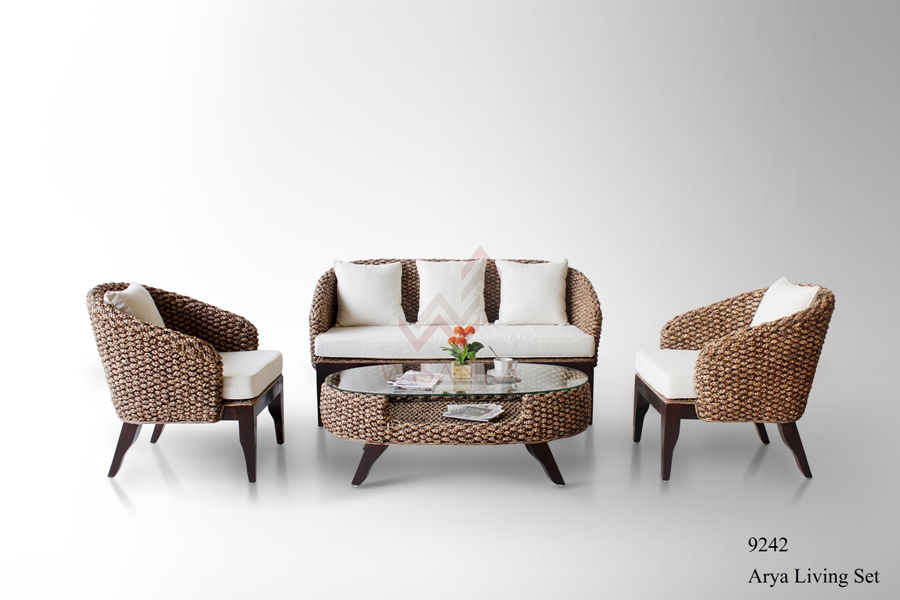 Arya rattan living set