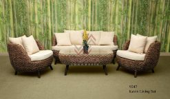 Kevin rattan living set