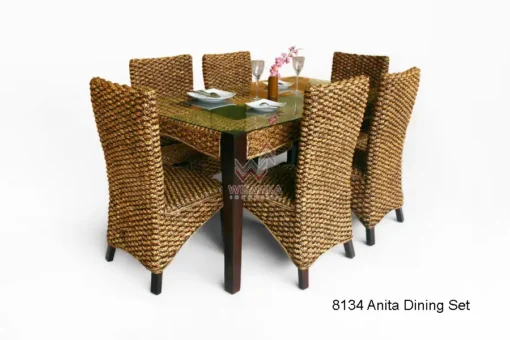 Anita rattan dining set