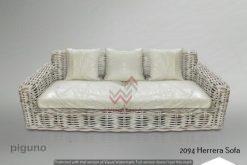 Herrera Sofa 3 White