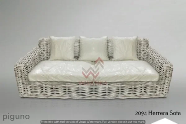 Herrera Sofa 3 White