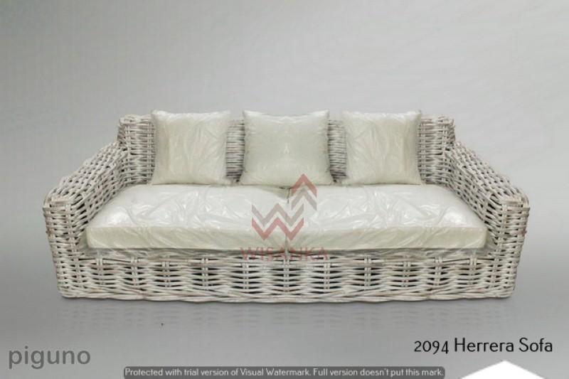 Herrera Sofa 3 White