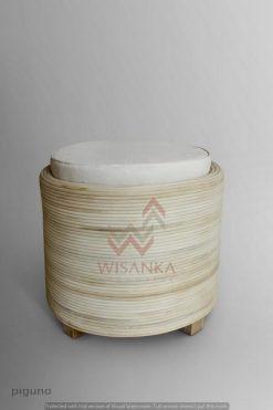 Dove Stool (Rattan Core)