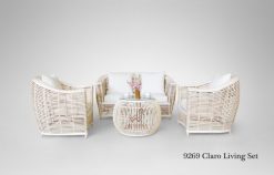 Claro rattan living set
