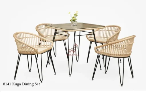 Kuga rattan dining set