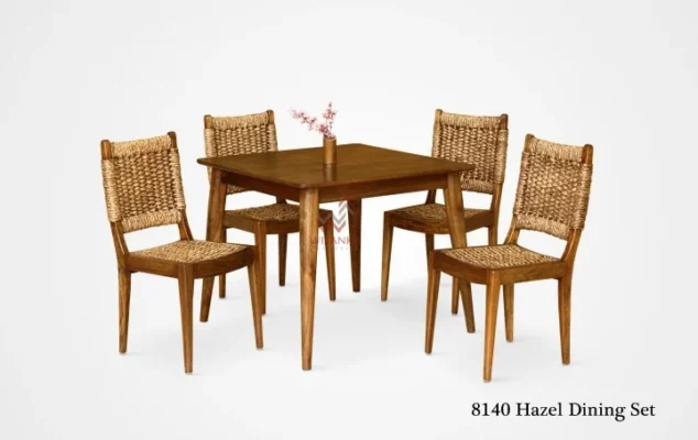 Hazel rattan dining set