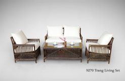 Trang rattan living set