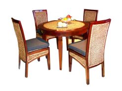 Montoya rattan dining set