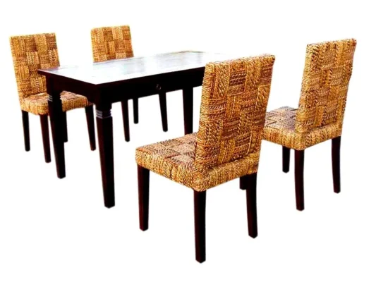 Mike rattan dining set