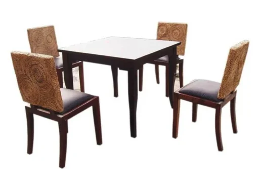 Lolypop Round Weave rattan dining set