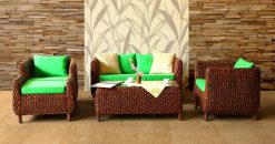 Grande rattan living set