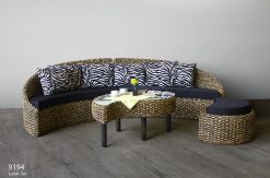 Lunar rattan living set