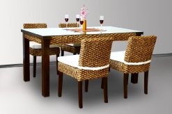 Alicia rattan dining set