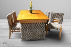 New Osaka rattan dining set