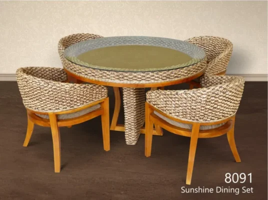 Sunshine rattan dining set