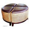 7695056 Round Wicker Stool 100x100