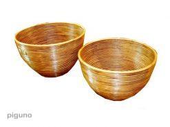 Rattan Bowl Set
