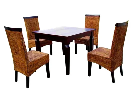 Ashley rattan dining set