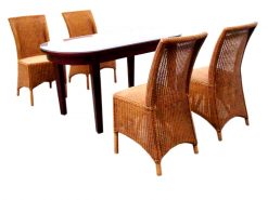 Tobias rattan dining set