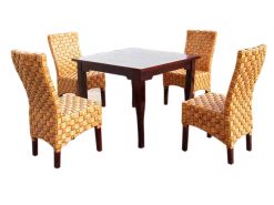 Victory rattan dining set