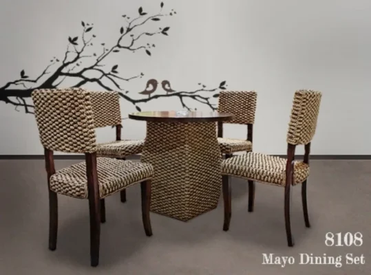 Mayo rattan dining set