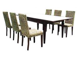 Monica rattan dining set