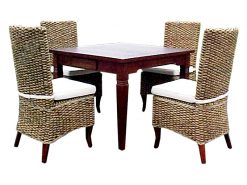 Maly rattan dining set