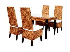 New Kayla Round Weave rattan dining set