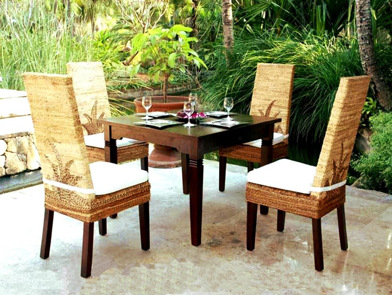 Molusca rattan dining set