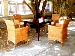 Feroza rattan dining set