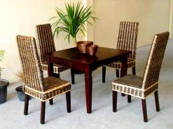 Drogba rattan dining set