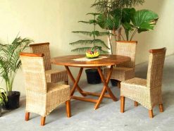 Narnia rattan dining set