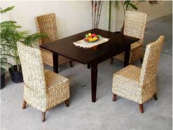 Mally Banana rattan dining set