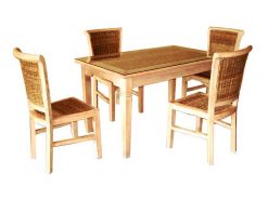 Grynick rattan dining set